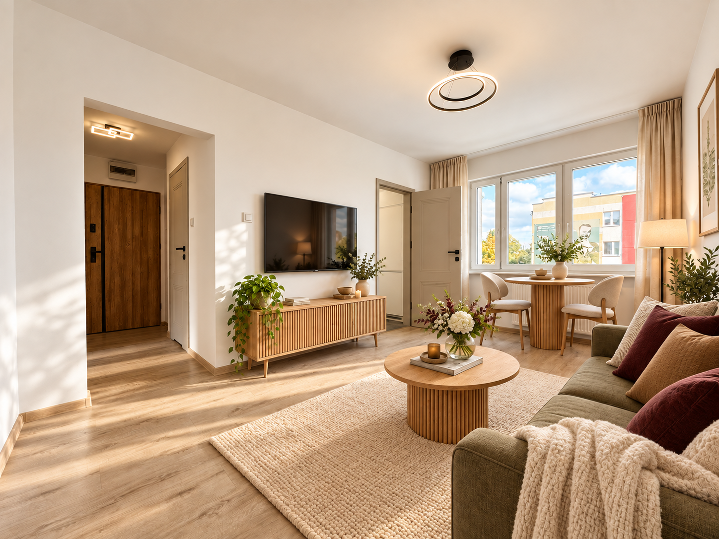 Salon — wizualizacja aranżacji